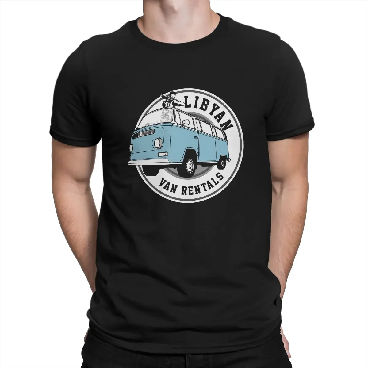 Libyan Van Rentals Movie Back To The Future T Shirt Grunge Crewneck TShirt Polyester Clothing