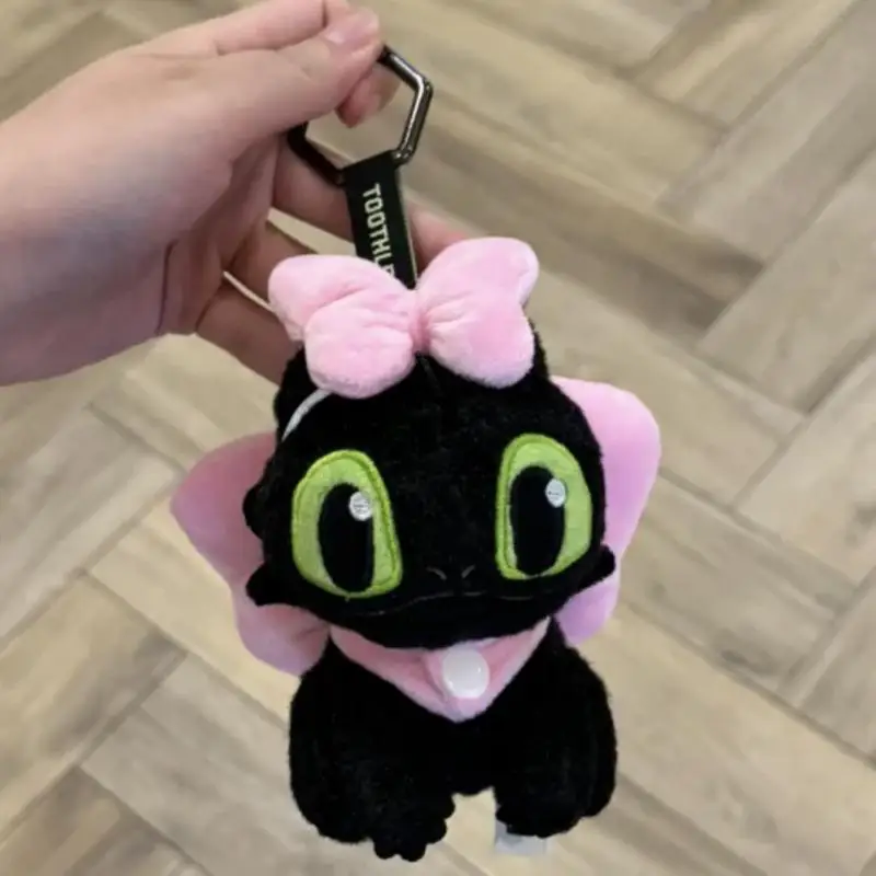 Potdemiel 12 سنتيمتر كيفية تدريب التنين الخاص بك بلا أسنان أفخم دمية الكرتون Kawaii ظهره قلادة المفاتيح هدية للأصدقاء ﻿