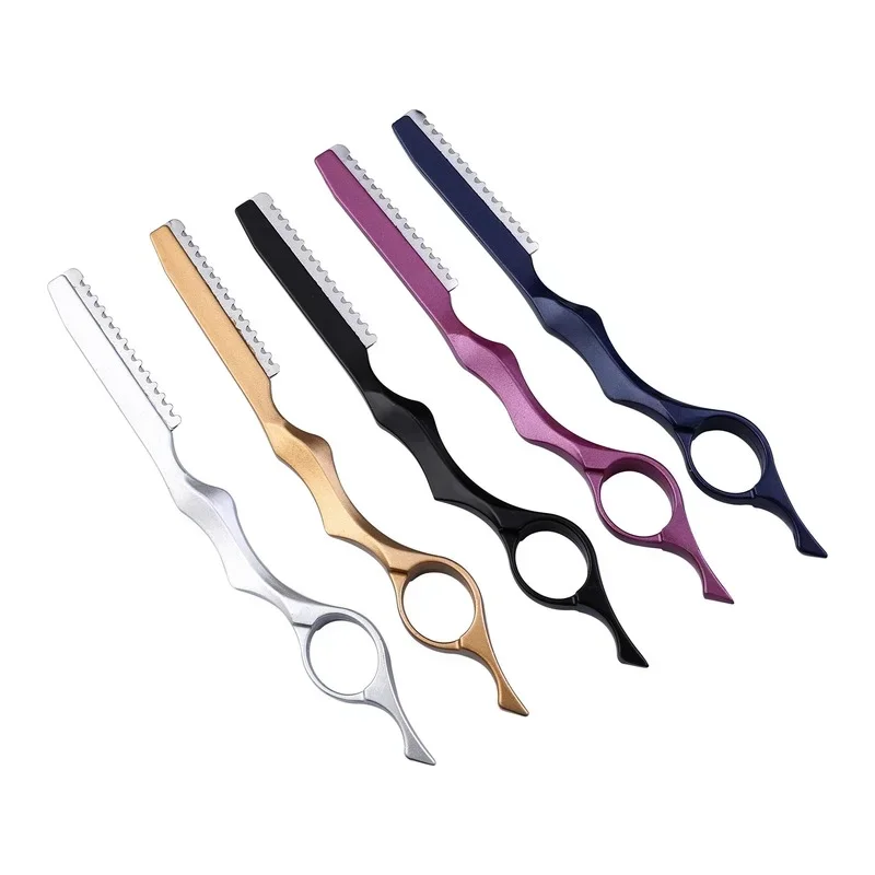 Hair Razors Cutting Hair, Fine Thinning, Trimming, Shaving Knife, Hairdresser Tool, Alloy, U1199