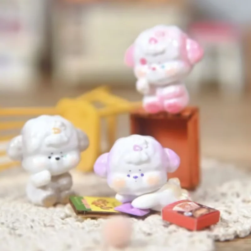 Mojie Friend of the Forest Series صندوق أعمى صغير لطيف للكلاب ألعاب قابلة للجمع ديكور سطح المكتب العصري لهدايا أعياد ميلاد الأطفال #6