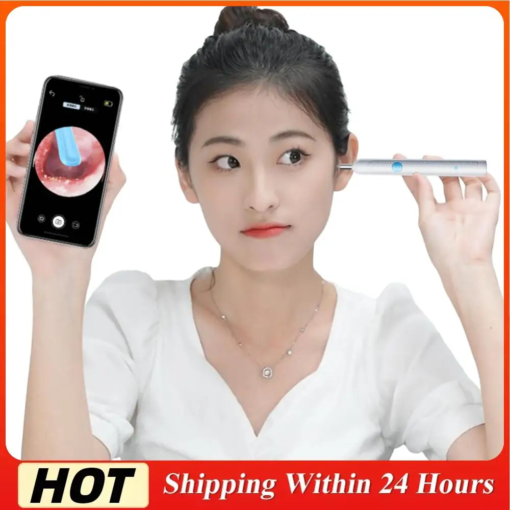 

Smart Visual Ear Cleaner Rechargeable Ear Picker Health Care Set (White 9PCS)