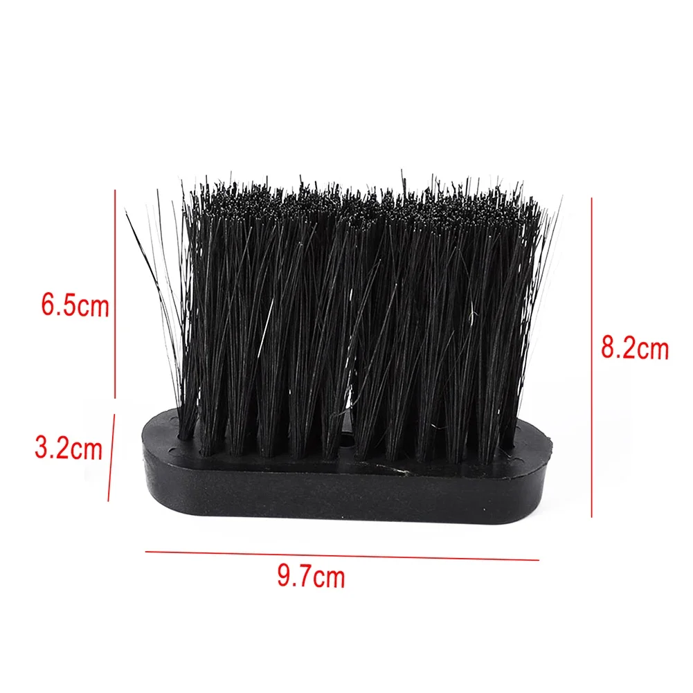 1Pcs Fireplace Brush Plastic Stove Brush Best Price Black Bristle Brush Brushes Tool Cleaning Fireplace Maintenance