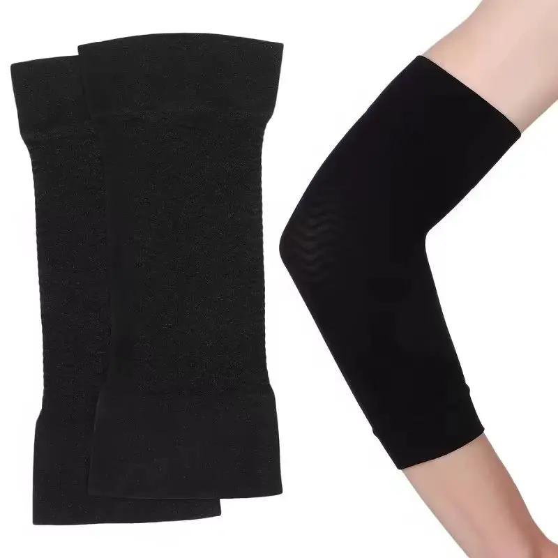 1 Pair Pressure Cuff Elbow Arm Cover Elastic Sunscreen Light Unisex Protective for Men Women Yoga Sports Outdoor Fitness Daily