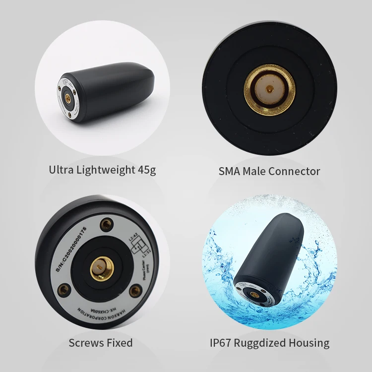 Harxon UAV Antenna Multi-frequency Lightweight IP67 Waterproof GNSS UAV Antenna