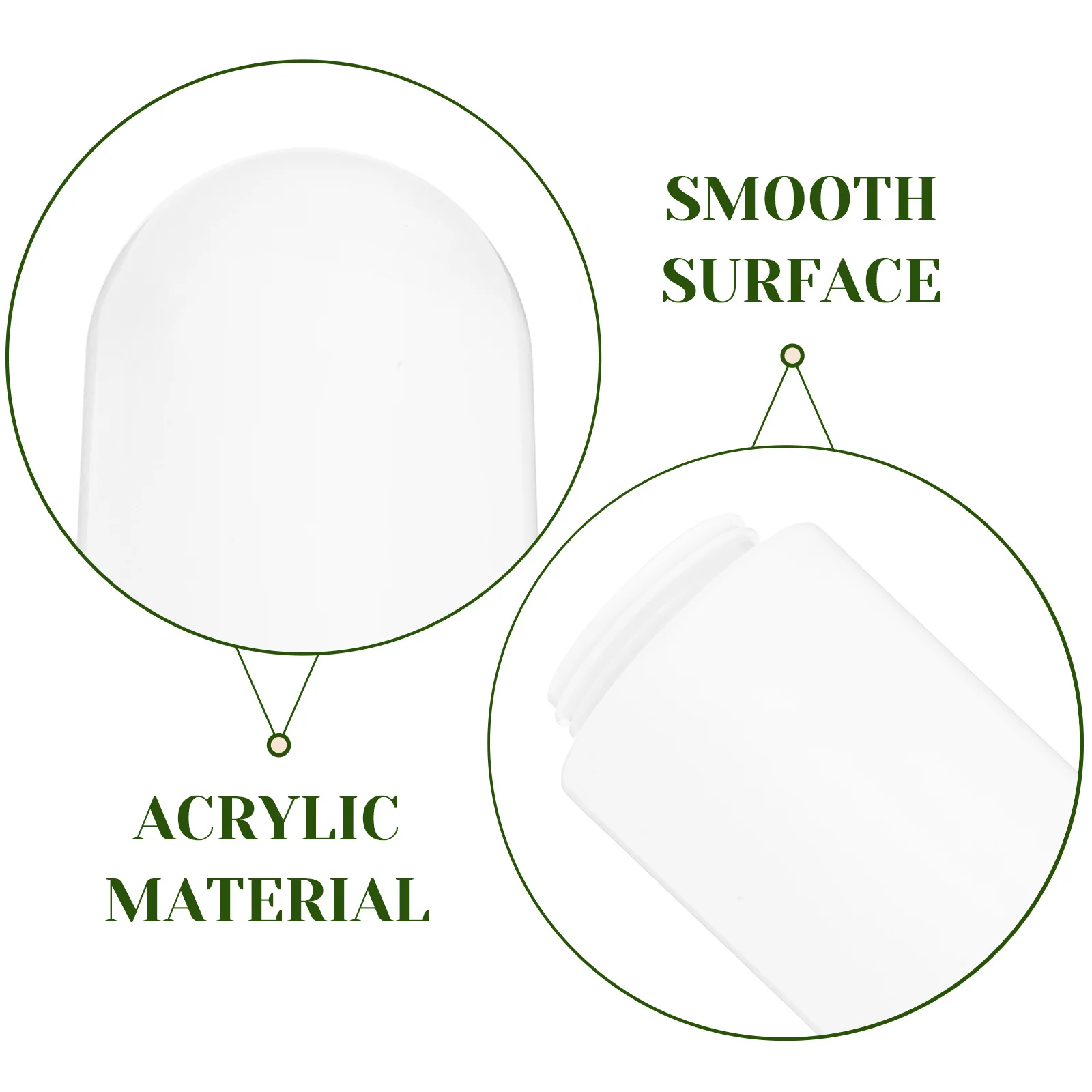 

Acrylic Outdoor Lamp Shade 6.5cm Replacement Cover for Garden Street Light Fixture Decorative Globe Shaded Porch Floor Stand