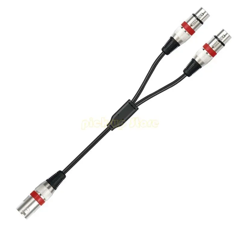 Q5WA двойной 3PIN Женский до 3PIN Музыкальный кабель от 3PIN до двойного 3PIN PLACKES BEBES