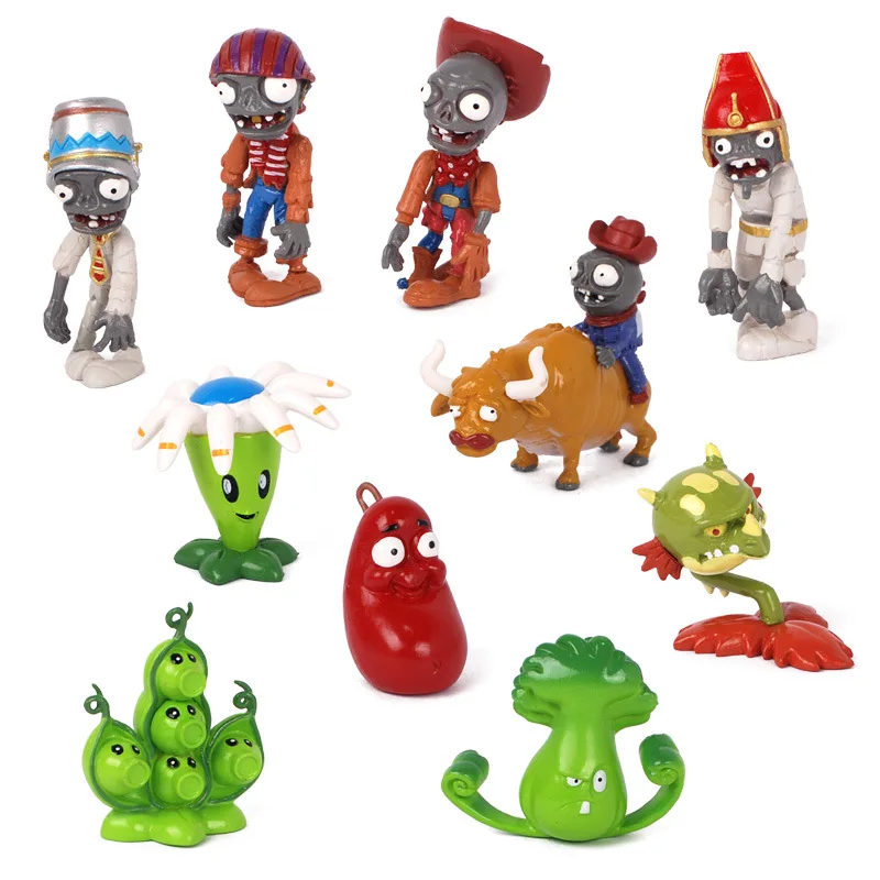 

8pcs/set Plants Vs. Zombies Figures Toys Model Desktop Decoration PVZ Anime Peripheral Children's Toys Birthday Gift