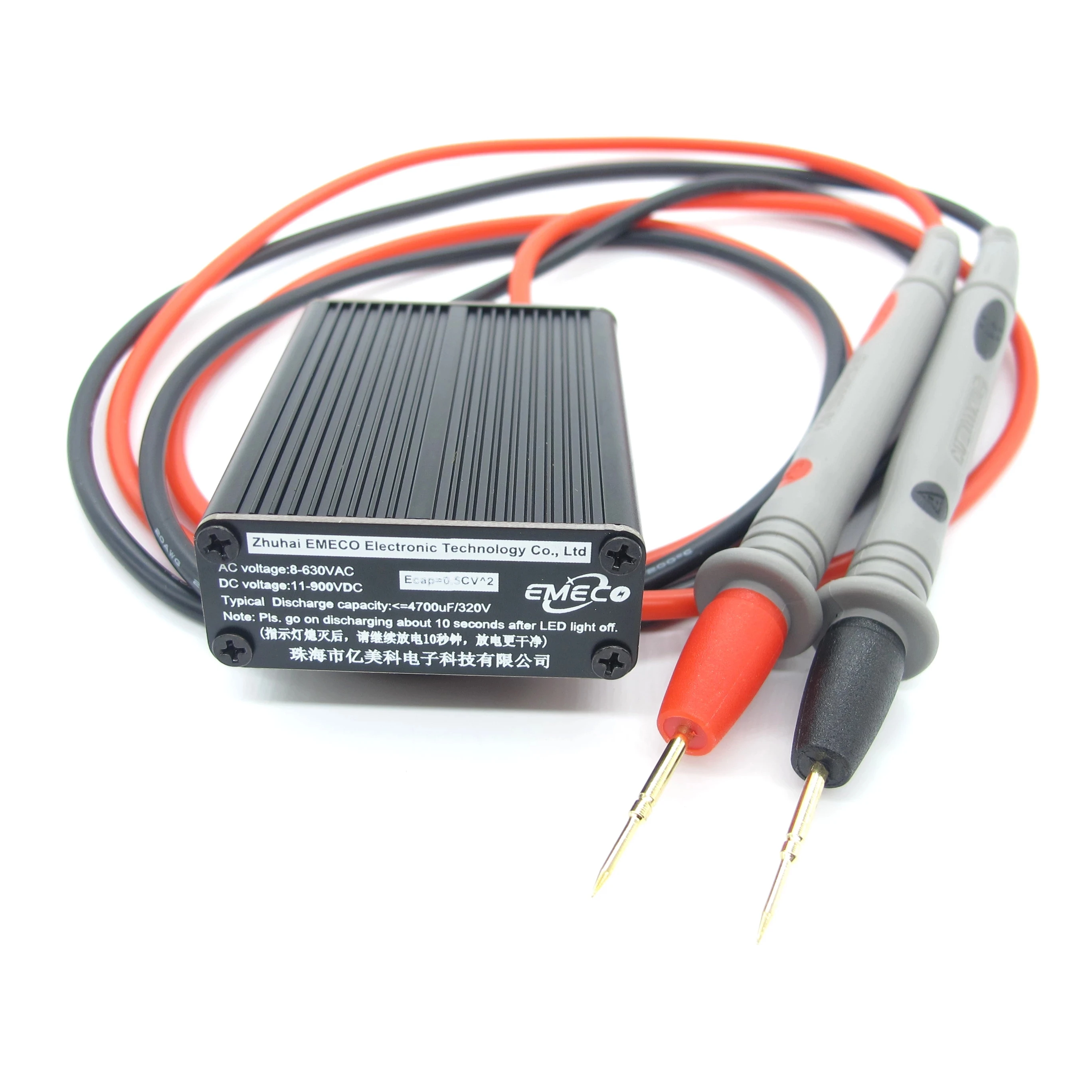 Ferramentas de reparo do descarregador do capacitor tv lcd ar-condicionado de alta tensão que descarrega a ferramenta de proteção ac630v/dc900v descarga rápida