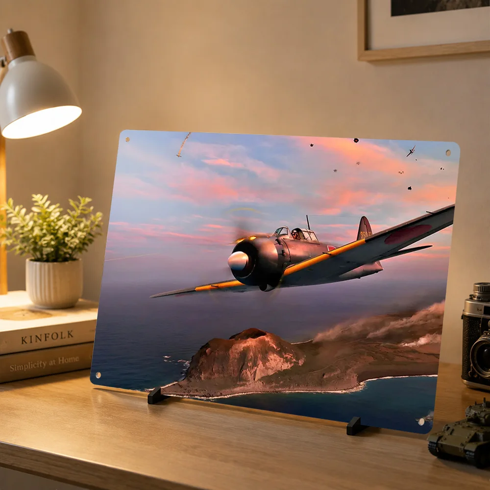 Jet Fighter Metal Poster Perfect Gift for Fans Lovers Customized Wall Art Metal Sign for Home Decoration Gaming Custom Plate