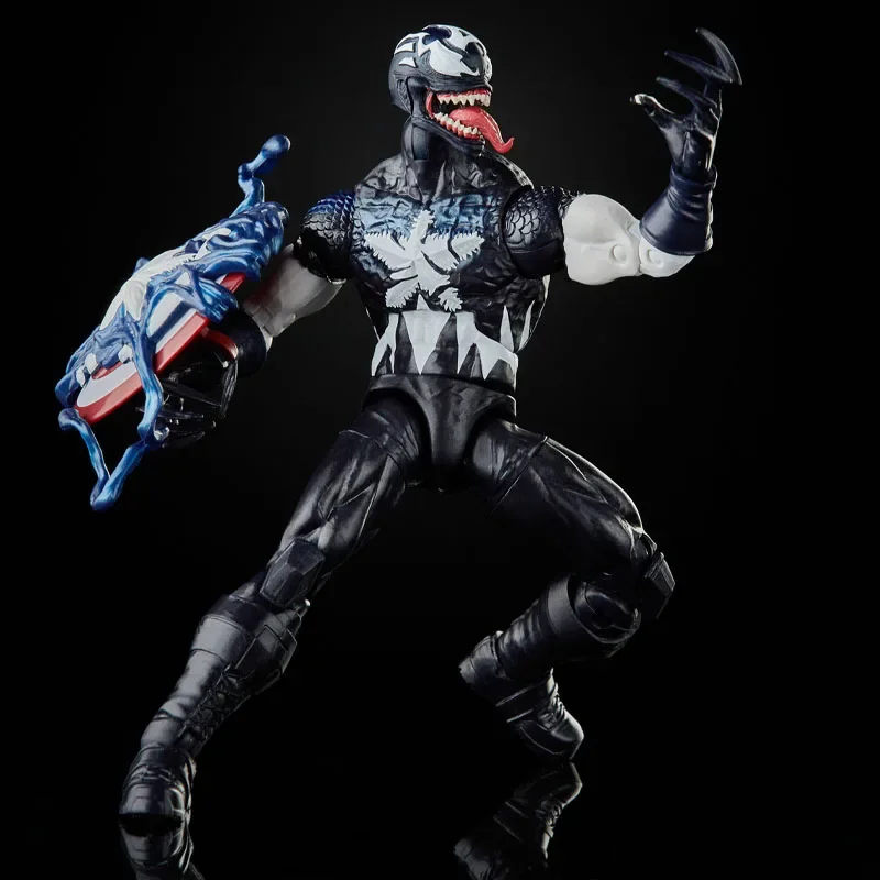 Hasbro Original Marvel Legends Series VENOMIZED CAPTAIN AMERICA Anime Action Figure Model Toy