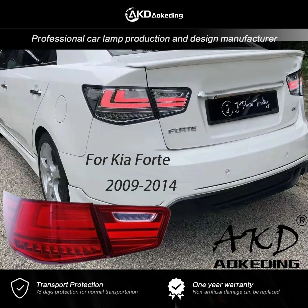 

AKD Tail lamp for Kia Forte Tail Lights 2009-2014 Cerato LED Rear Lamp LED DRL Assembly Upgrade Dynamic Signal Auto Accessories