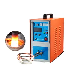 20KW High Frequency Induction Heater Quenching and Annealing Equipment 220V High Frequency Welding Machine Metal Melting Furnace