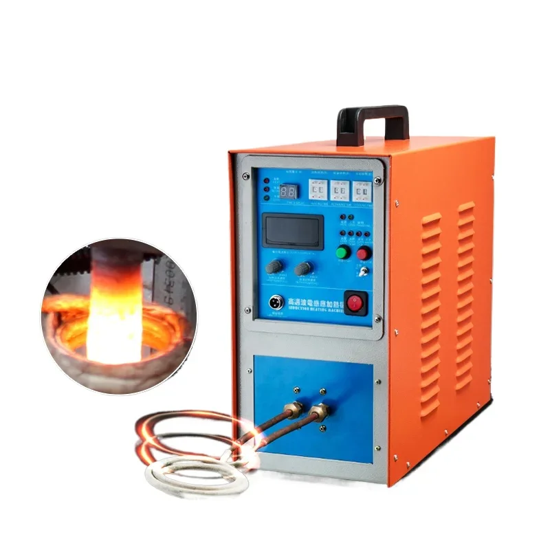 20KW High Frequency Induction Heater Quenching and Annealing Equipment 220V High Frequency Welding Machine Metal Melting Furnace