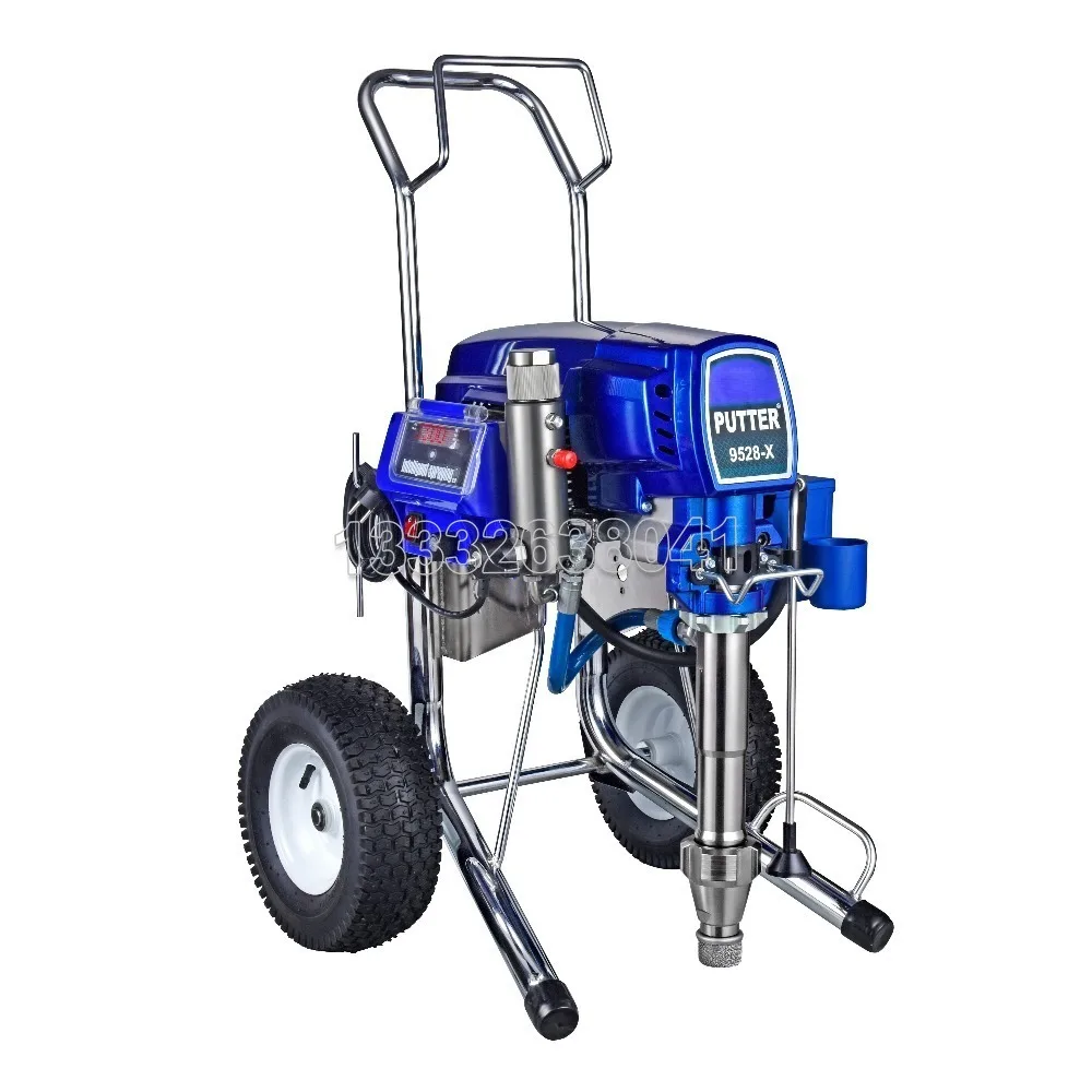 Wall Painting Machine Putty High Pressure Airless Spraying machine Latex Paint Inner and Outer Wall Coating Steel Structure