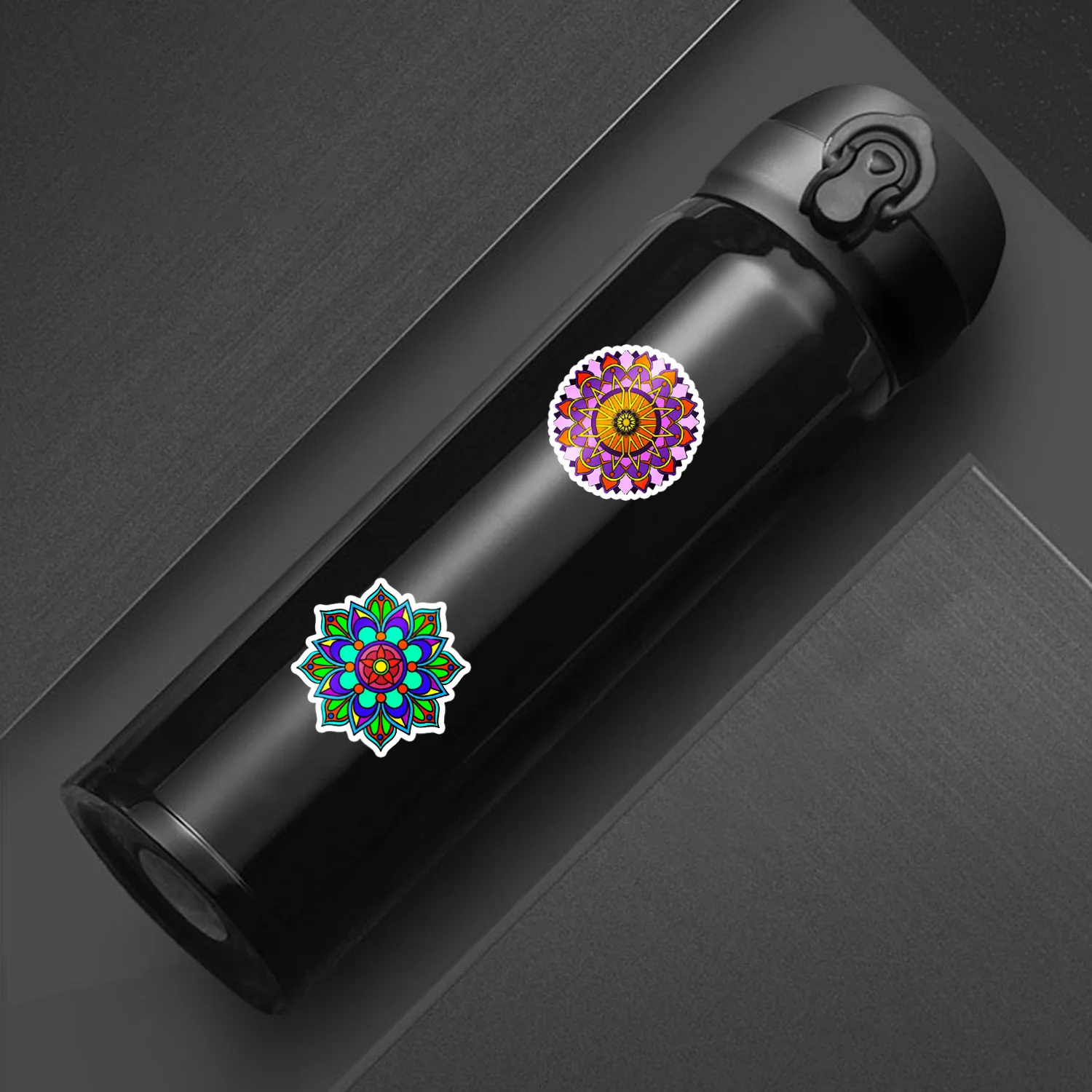 50 Mandala Graffiti Stickers Mobile Phone Computer Water Bottle Decoration Stickers Notebook Waterproof Hand Tent Stickers