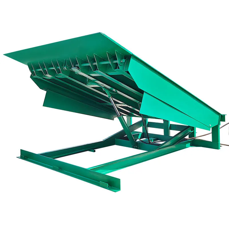 Fixed boarding bridge logistics loading and unloading container forklift electric uphill platform 10 tons loading and unloading