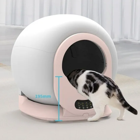 Hot Sale cat toilet litter cabin Wifi Remote Control Automatic cat travel litter box