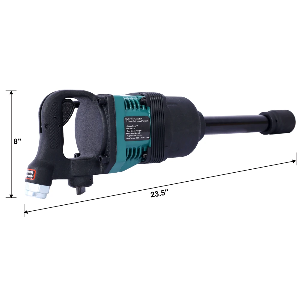 1 Inch Air Impact Wrench Long Handle Air Truck With 38mm and 41mm Sockets