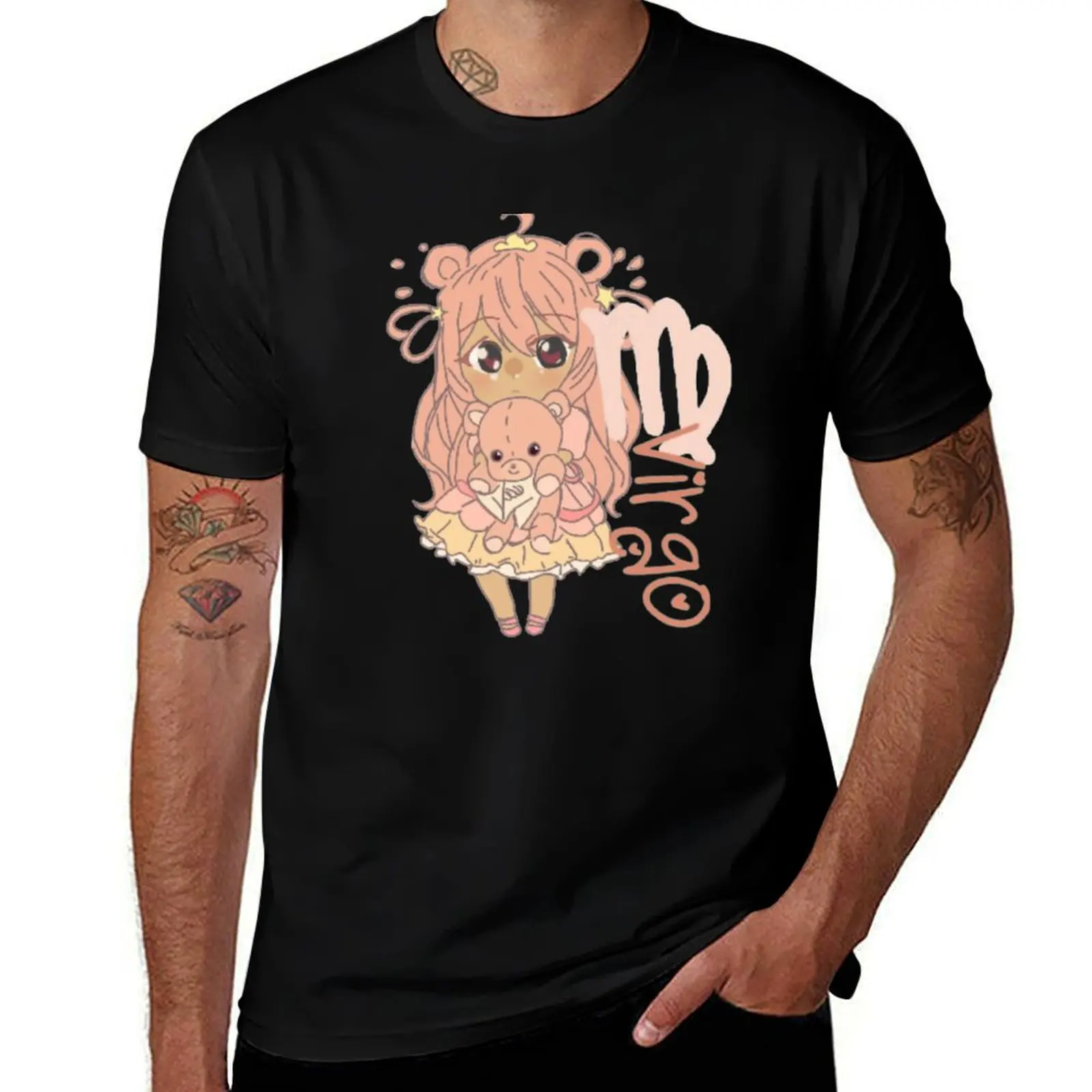 

Virgo T-Shirt anime tshirt t shirts for man cotton funny T-Shirt