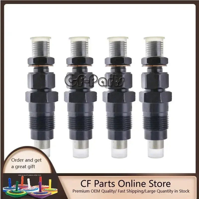 

4PCS Fuel Injector MD196607 for Mitsubishi 4D56 D4BH D4BF 4D56TD Engine L200 L300 L400