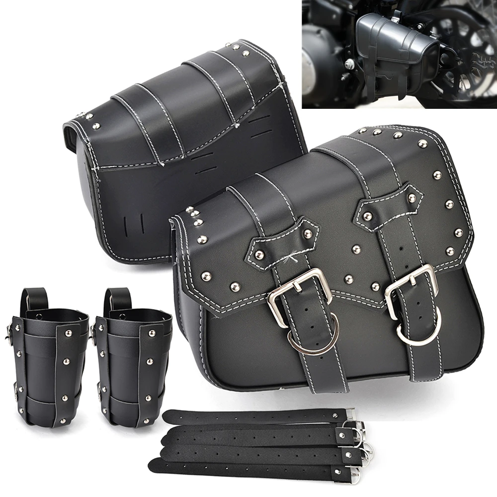 

Motorcycle Saddlebags Side Tool Pouch Luggage Storage Bags Saddle Bags For Harley Sportster XL 883 1200 Honda/Yamaha/Suzuki