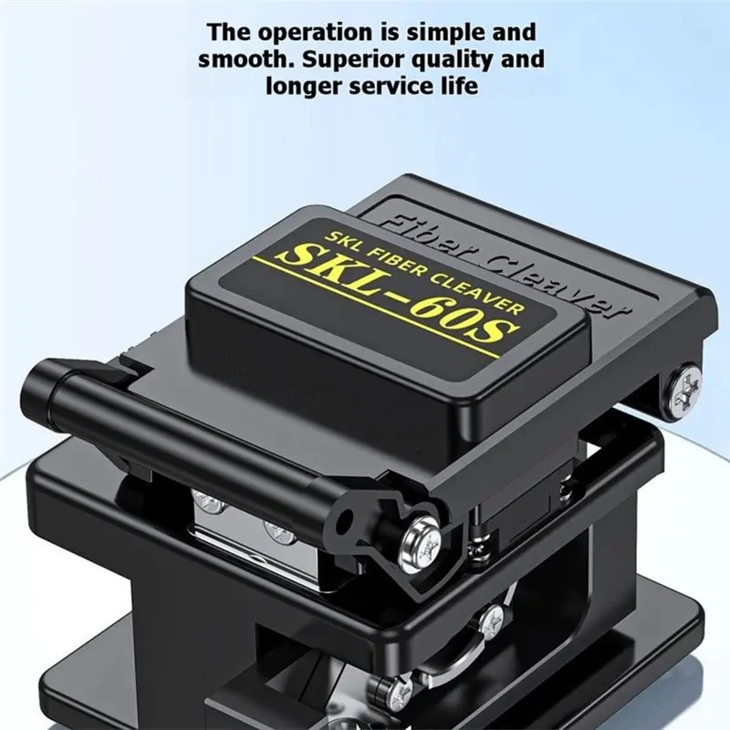 Reliable-FTTH Fiber Cleaver SKL-60S High Precision Fiber Optic Cutter Optical Fiber Cable Cutting Tool For Leather Cables,FTTH F