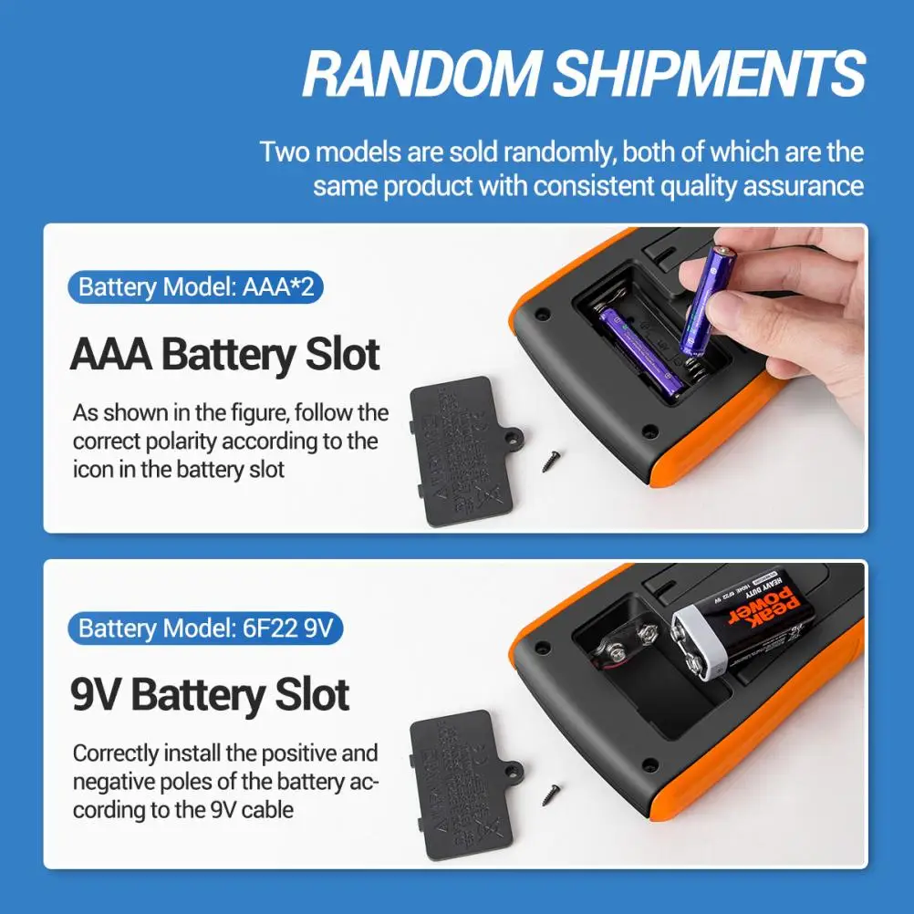 DT-9205A Multimeter Tester Digital Multimeter Hand Held LCD Multimeter