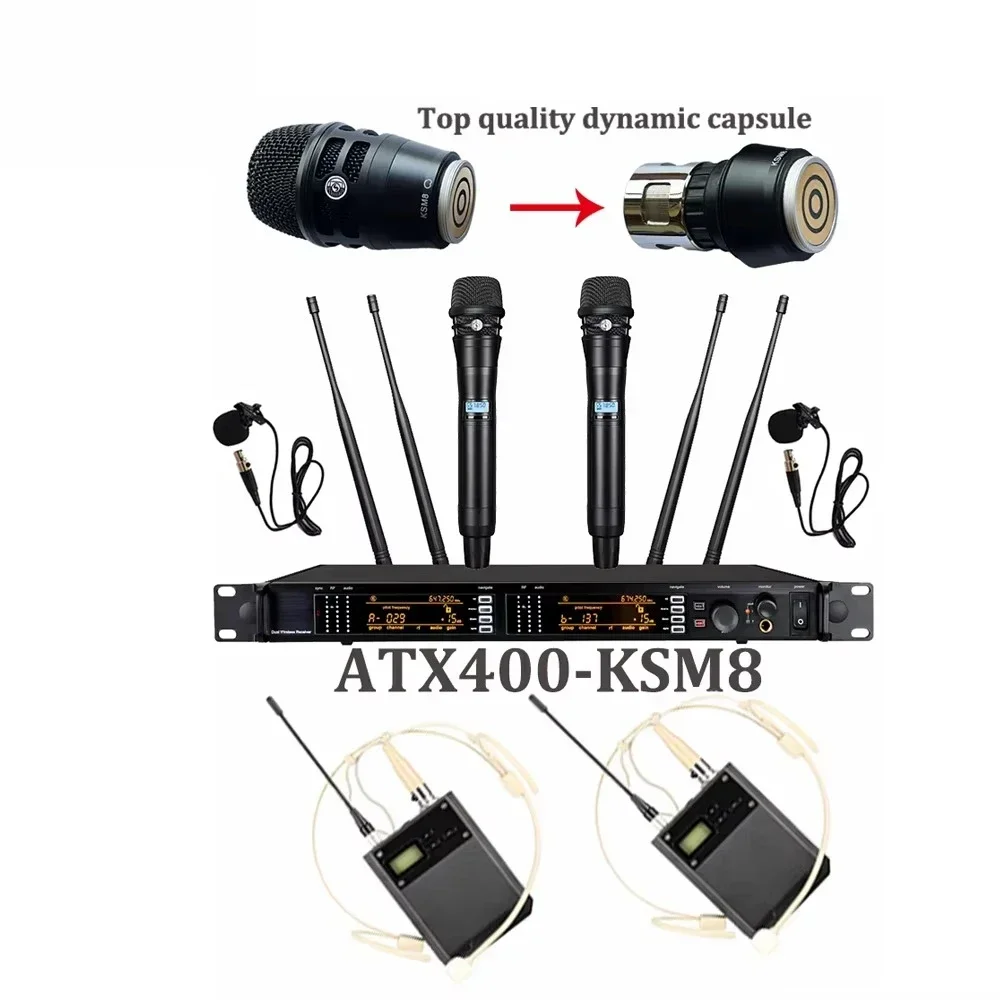 

ATX400 Studio Microphone Recording Professional Wireless Microphone Professional System