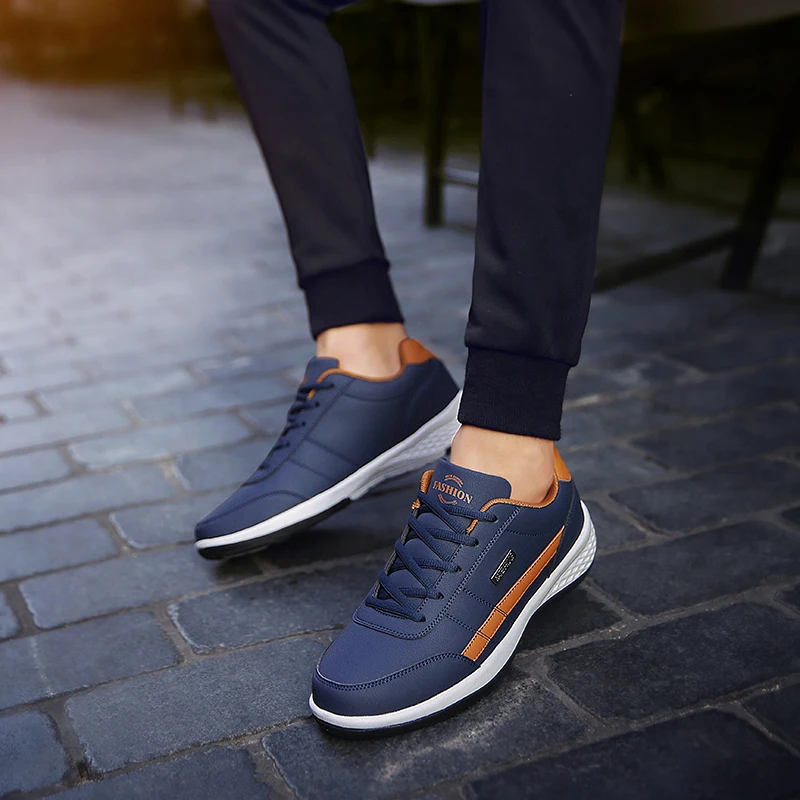 Men's Running Shoes Non-slip Wear-resistant Waterproof Outdoor Casual Sports Shoes Minimalist Walking Shoes Fashion Trend Walkin image 5