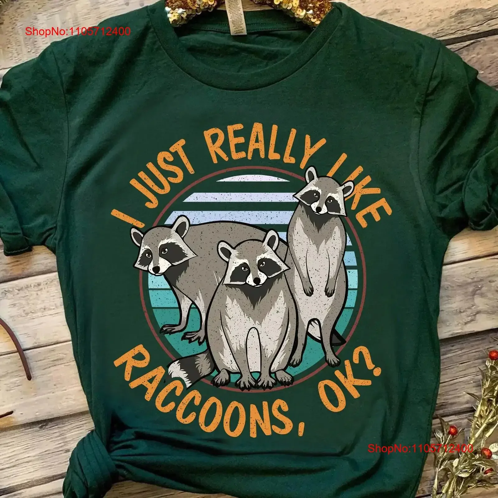 Funny I Just Really Like Raccoons Retro Vintage T Shirt Raccoon Opossum Lover Cute Animals Family Birthday Adult vintage
