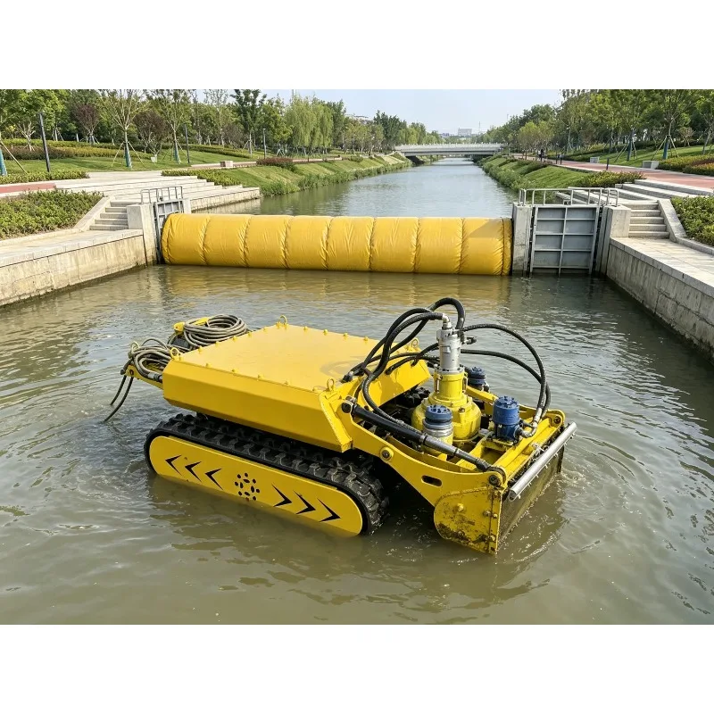 sludge removal robot Crawler Dredging Robot Sand Dredge Machine Suction Dredger Jet Suction Dredger for River Dredging