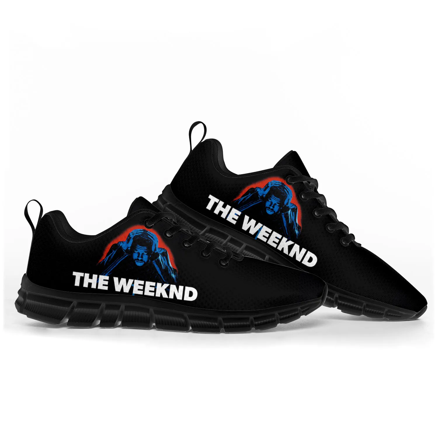 Hot The Weeknd Singer Pop Sports Shoes Mens Womens Teenager Kids Children Sneakers Casual Custom High Quality Couple Shoes Black