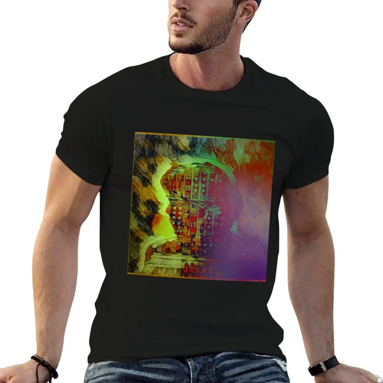Camiseta Third Rendez-Vous Jarre para homem, camisetas de algodão para homem, pacote de camisetas brancas engraçadas para homem