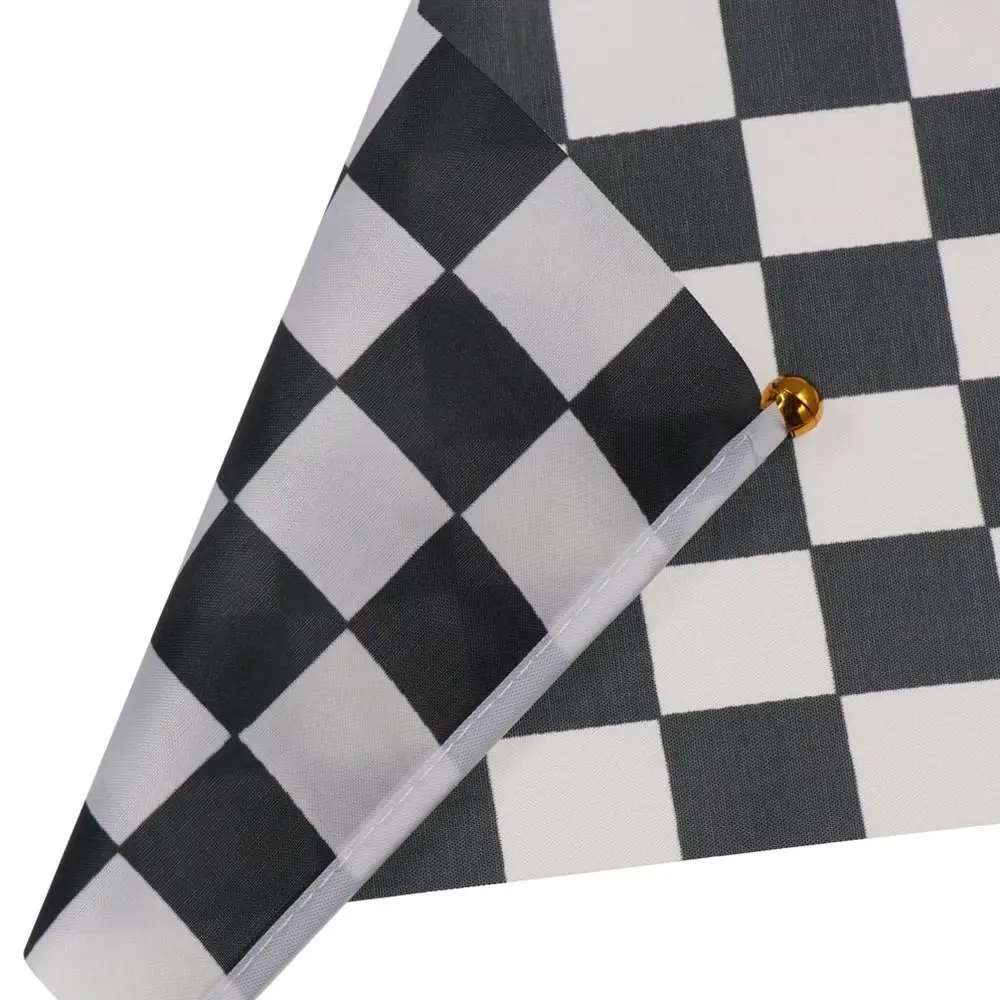 

Square Signal Sport Events Cheer Race Flag Car Racing Racer Checkered Flags Racing Polyester Flags Waving Flags Check Flag