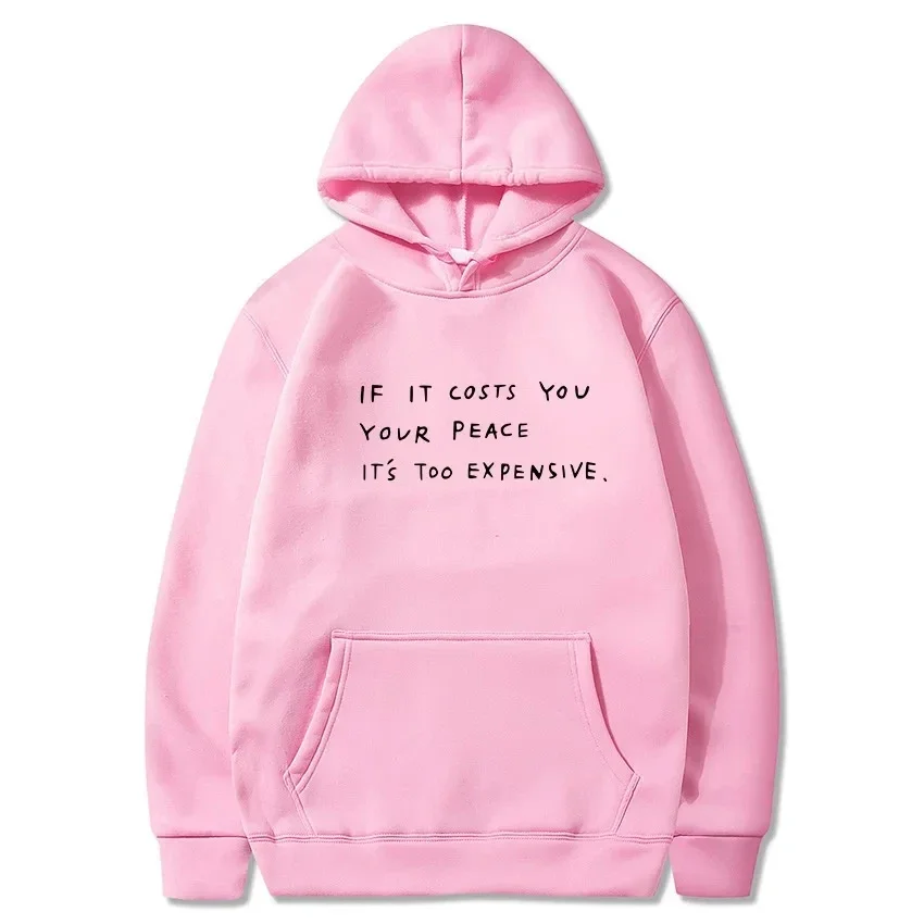 Happens Hoodie Women Hoody Sweatshirts Pullovers Quote Unisex Pure Aesthetic Cotton Top Jumper Hoodies