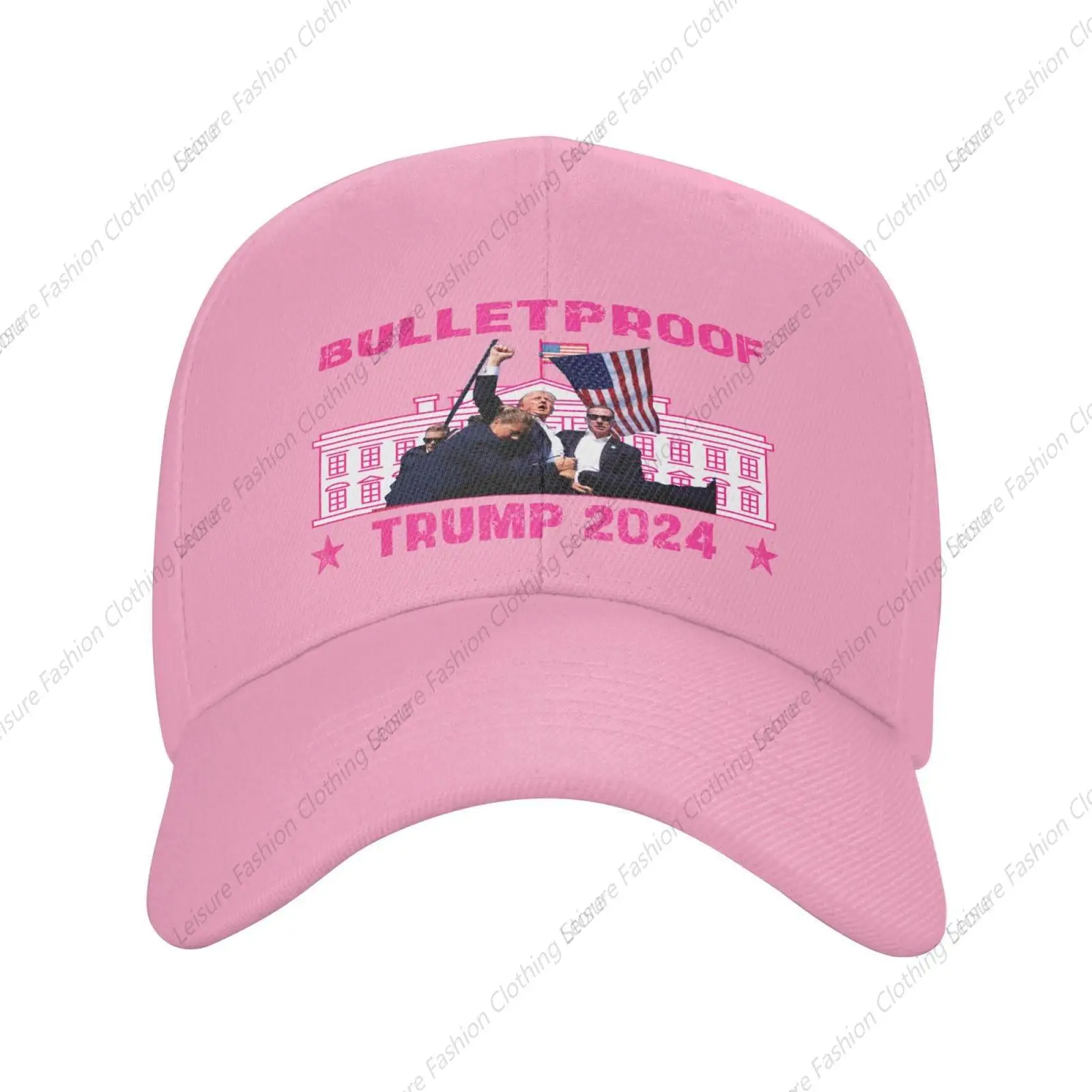 Bulletproof Save Trump for 2024 Gun 45 47 President Girls for Trucker Hat Men Women Baseball Cap