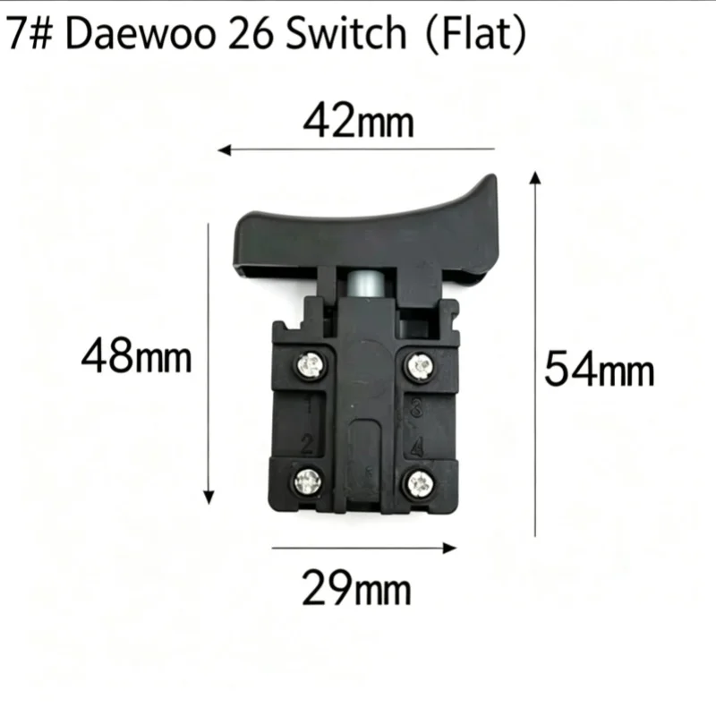 1PCS Water Drill Switch, 90/110 Variable Speed Power Switch, 6A 8A 250V~5E4, BOSUN Diamond Core Drill Hole Opener Switch