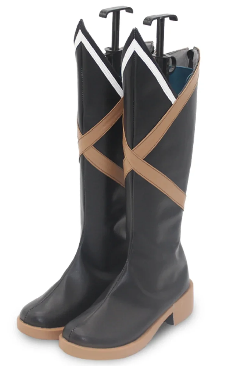 Rudeus Greyrat Cosplay Shoes Halloween Carnival Boots Cosplay Prop Anime PU Leather Shoes Custom Made