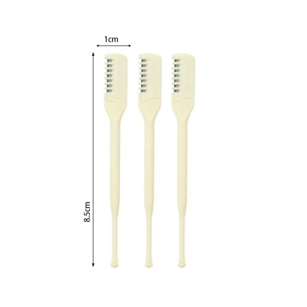 5 Buah/10 Buah Pemangkas Rambut Hidung Dua Sisi Pembersih Pemangkas Rambut Hidung Portabel Sendok Telinga Pengikis Rambut Pencukur Pemangkas Rambut Hidung
