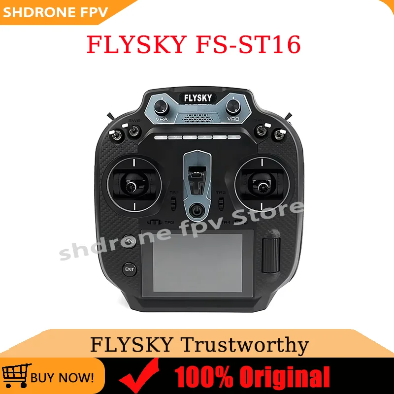 FLYSKY FS-ST16 2.4GHz 16CH SR8 Dual-antenna Design Remote Control for RC Plane Car Boat Drone Model Parts