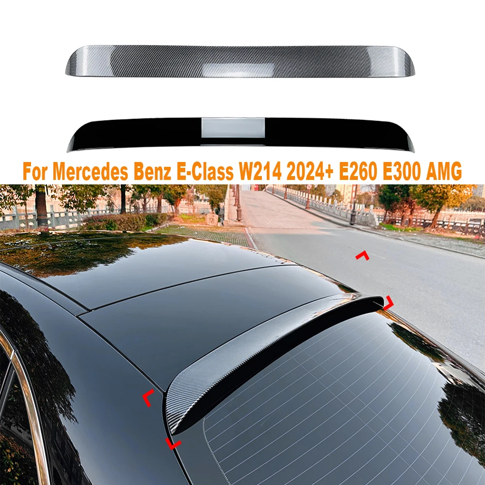 

Tail Wing Fixed Wind Spoiler Rear Wing Modified Decoration Accessories For Mercedes Benz E-Class W214 2024+ E260 E300 AMG