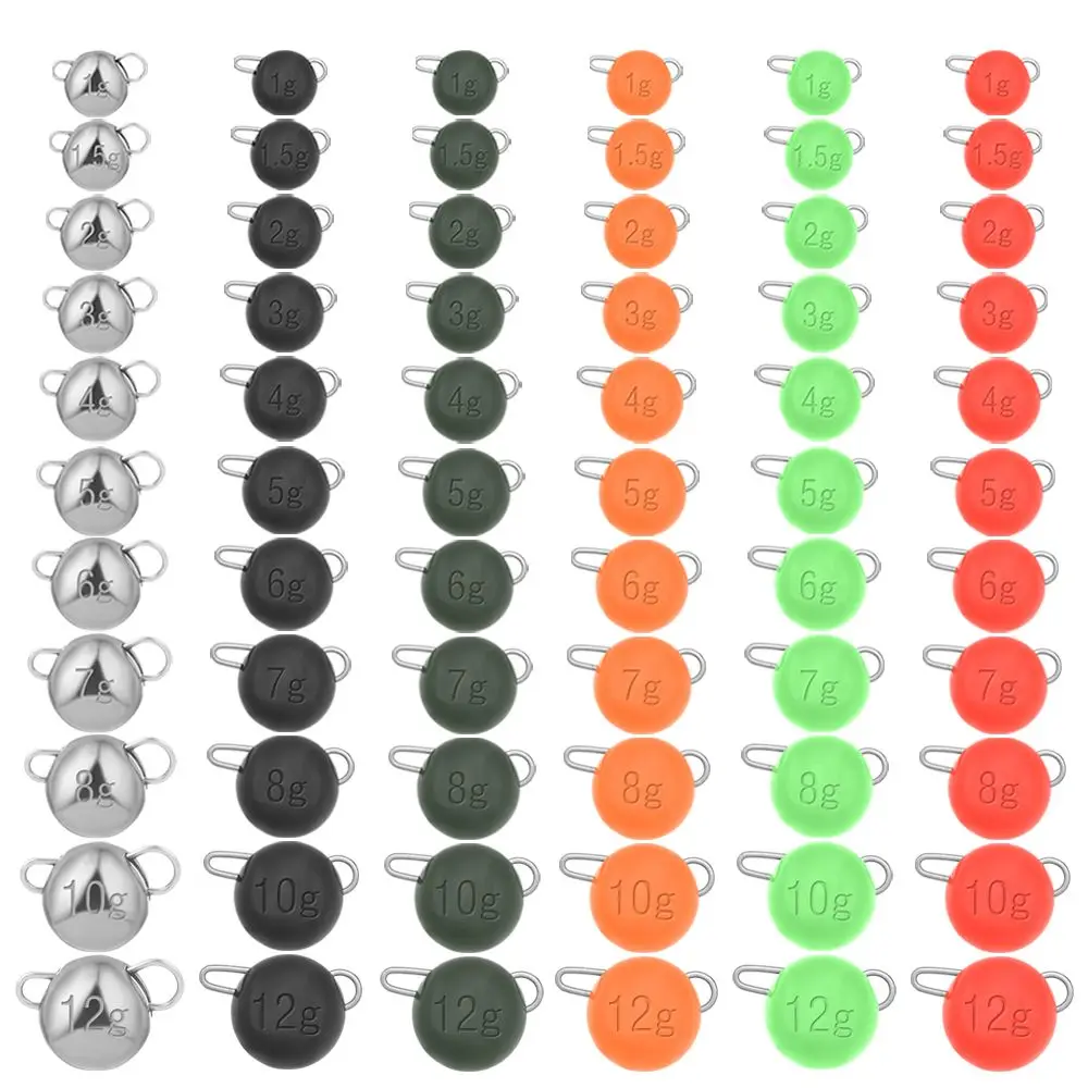 1/1.5/2/3/4/5/6/7/8/10/12g dodatkowy ciężar wędkarski wolframowe sznaki linkowe szybkozłączka do zaczepiania