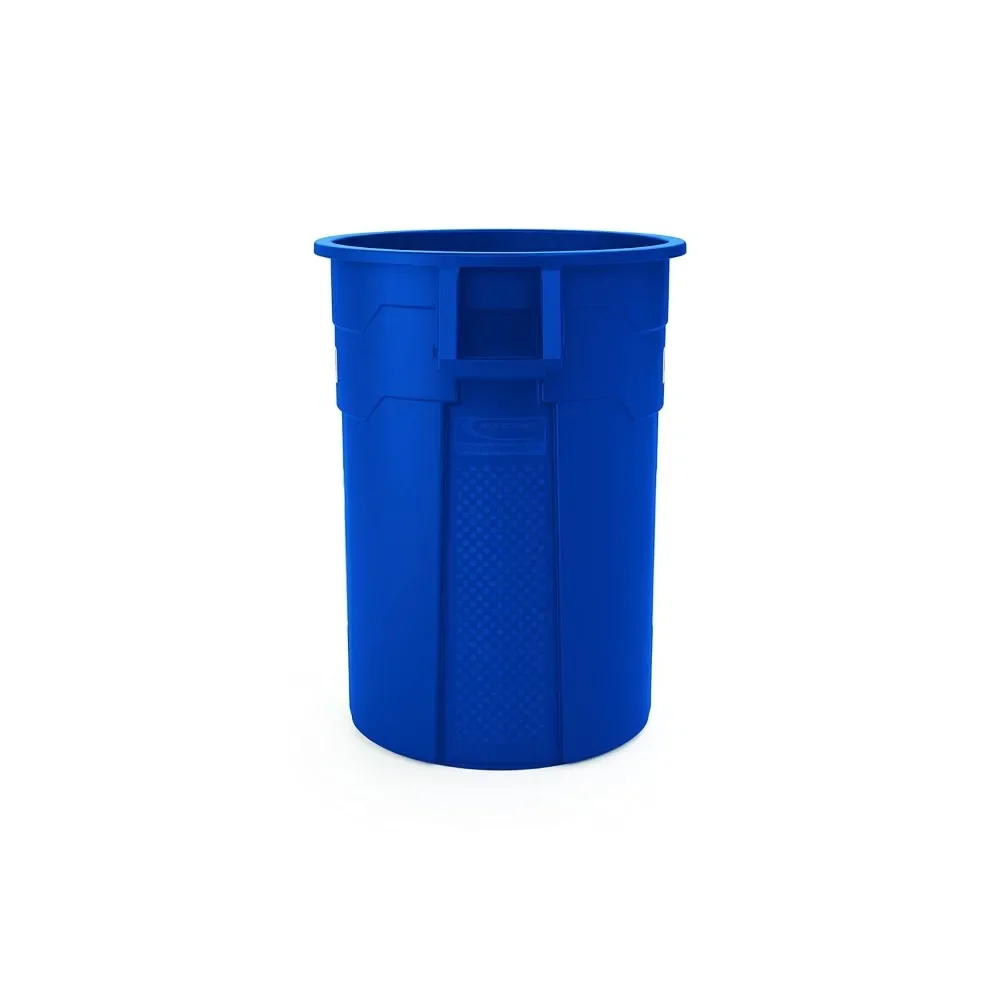 Blue Wastebasket Products 55 Gallon Utility Trash Can Bin TCU55BL Freight Free Household Cleaning Tools Accessories Merchandises