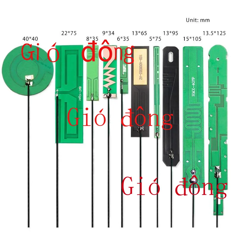 

GSM GPRS 2G 3G LTE 4G NB-iot Module Built-In PCB Circuit Board Patch Antenna Ipx Connector Interface RG1.13 12cm Cable 8dbi
