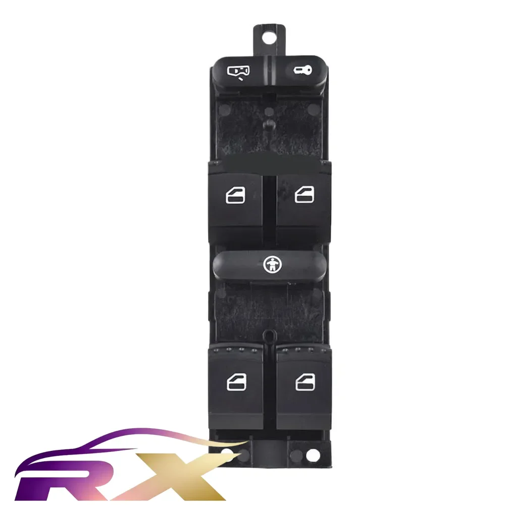 مفتاح نافذة الطاقة الرئيسي 1J4959857A 1J4959857B متوافق مع V-W Golf MK4 Seat Skoda Octavia MK1 Fabia Bora #3