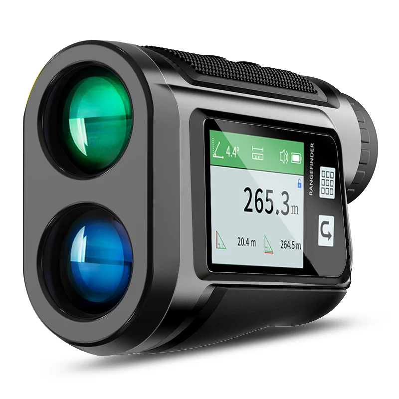 1000Y Multifunctional Laser Rangefinder Meter with Touch Screen Voice Feature for Golfer Monoculars Distance Rangefinder Hunting