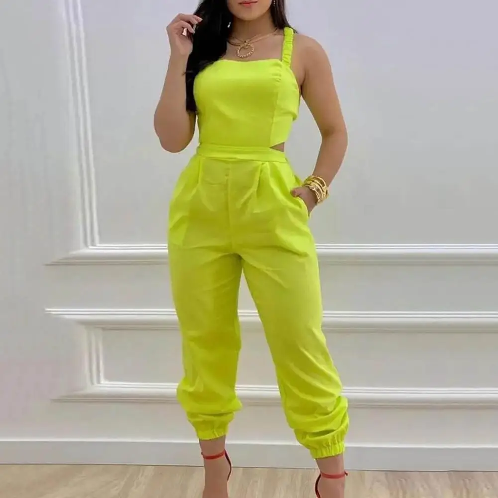 

Women's Jumpsuit Elegant Sexy Suspender Printed Jumpsuits Casual Hip Waist Overalls Romper For Women Spring Summer 2023