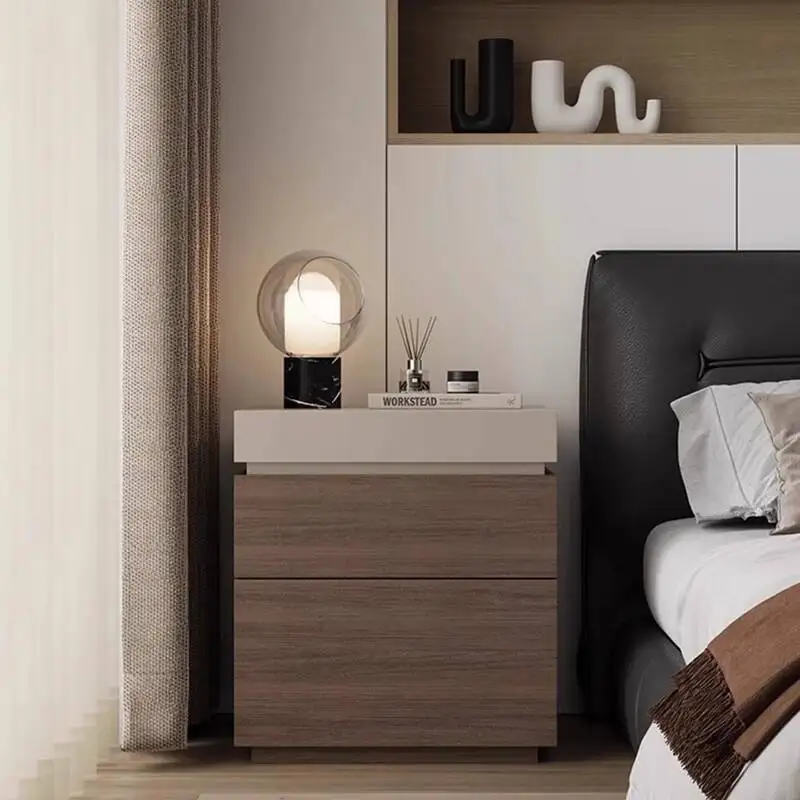 Wood Solid Hidden Bedside Table Hidden Storage Locker Multifunctional Nightstands Storage Locker Chest Of Drawers Coffee Tables