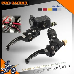 Motorcycle Brake Folding Brake Lever clutch Lever With Front Pump Fit Most CRF KLX YZF RMZ Refit Part Dirt Pit Bike Motorcross