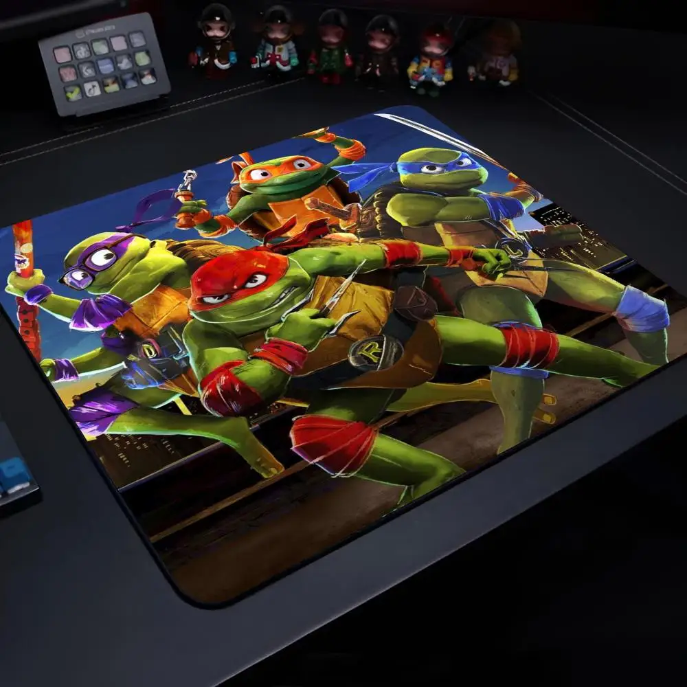 T-Teenage Mutant N-Ninja-Turtles Mouse Pad Gaming Laptops Keyboard Mat Deskmat Pc Accessories Desk Protector Mousepad Gamer Mats